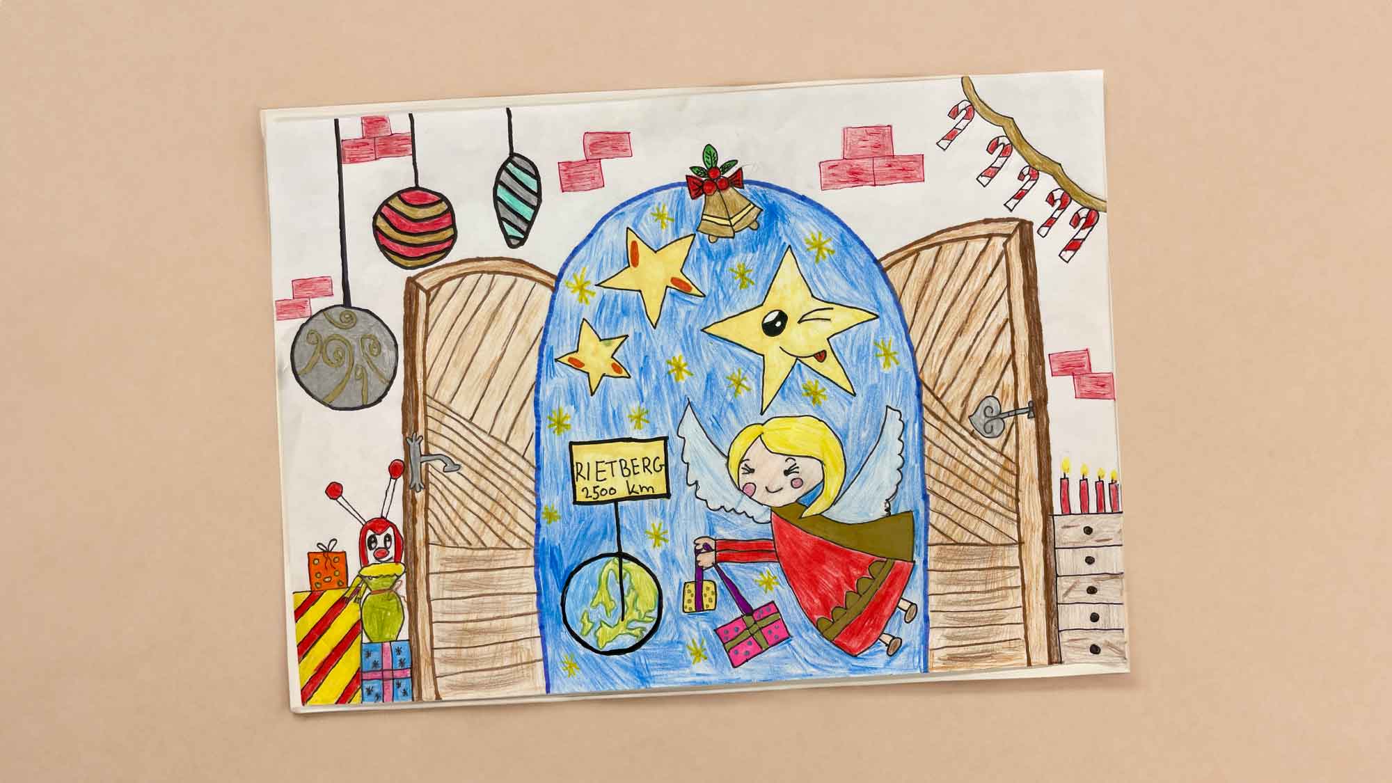 Weihnachtliche Motive gesucht – Malwettbewerb der Bürgerstiftung Rietberg für den Adventskalender 2024