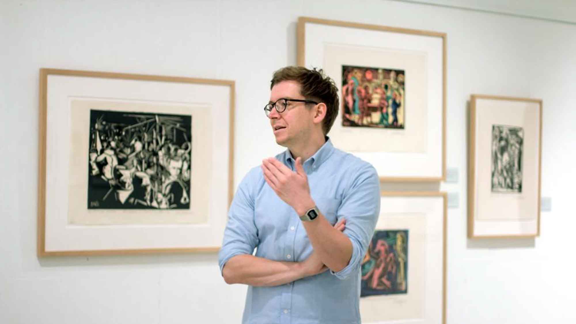 &raquo;Dialogische Führung&laquo; durch die Ausstellung &raquo;Böckstiegel – der Künstler als Sammler&laquo;, Museum Peter August Böckstiegel, 10. April 2024