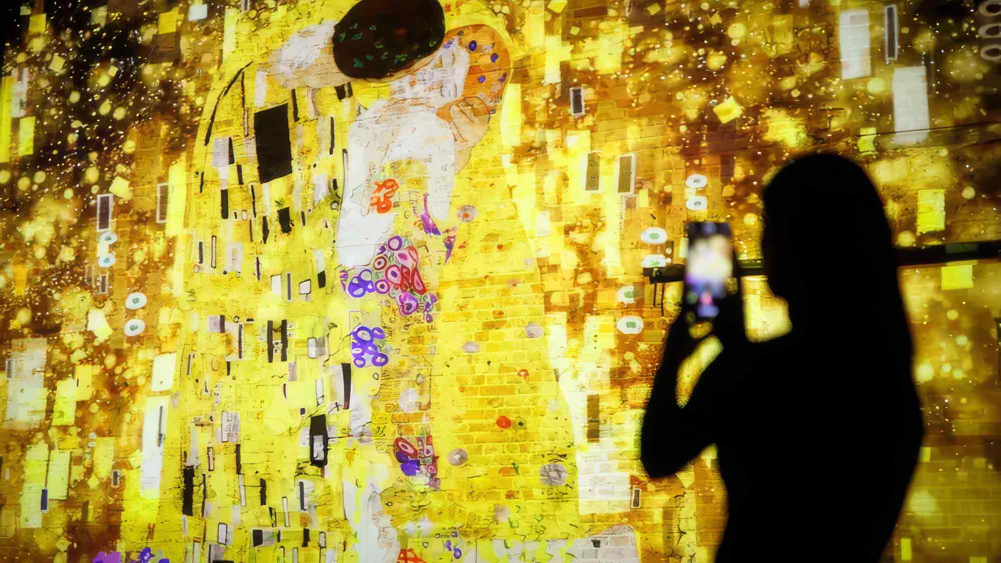 Zum 162. Geburtstag: die faszinierende Welt von Gustav Klimt, Alte Lokhalle Mainz, 5. Dezember 2024 bis 2. März 2025