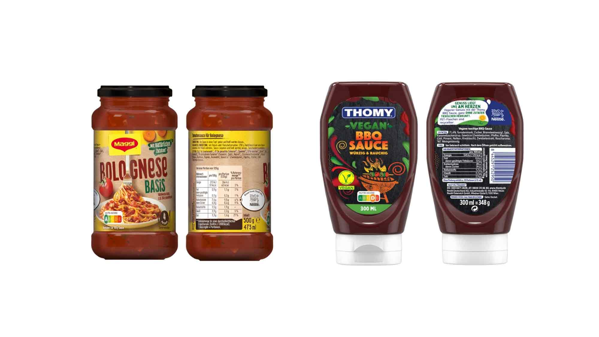Bei Gluten Unverträglichkeit: Nestlé warnt vor Verzehr von Maggi Pastasauce im Glas »Bolognese Basis« und der Sorte Thomy »Vegan BBQ Sauce« (Squeeze Flasche) Bei Gluten Unverträglichkeit: Nestlé warnt vor Verzehr von Maggi Pastasauce im Glas »Bolognese Basis« und der Sorte Thomy »Vegan BBQ Sauce« (Squeeze Flasche)