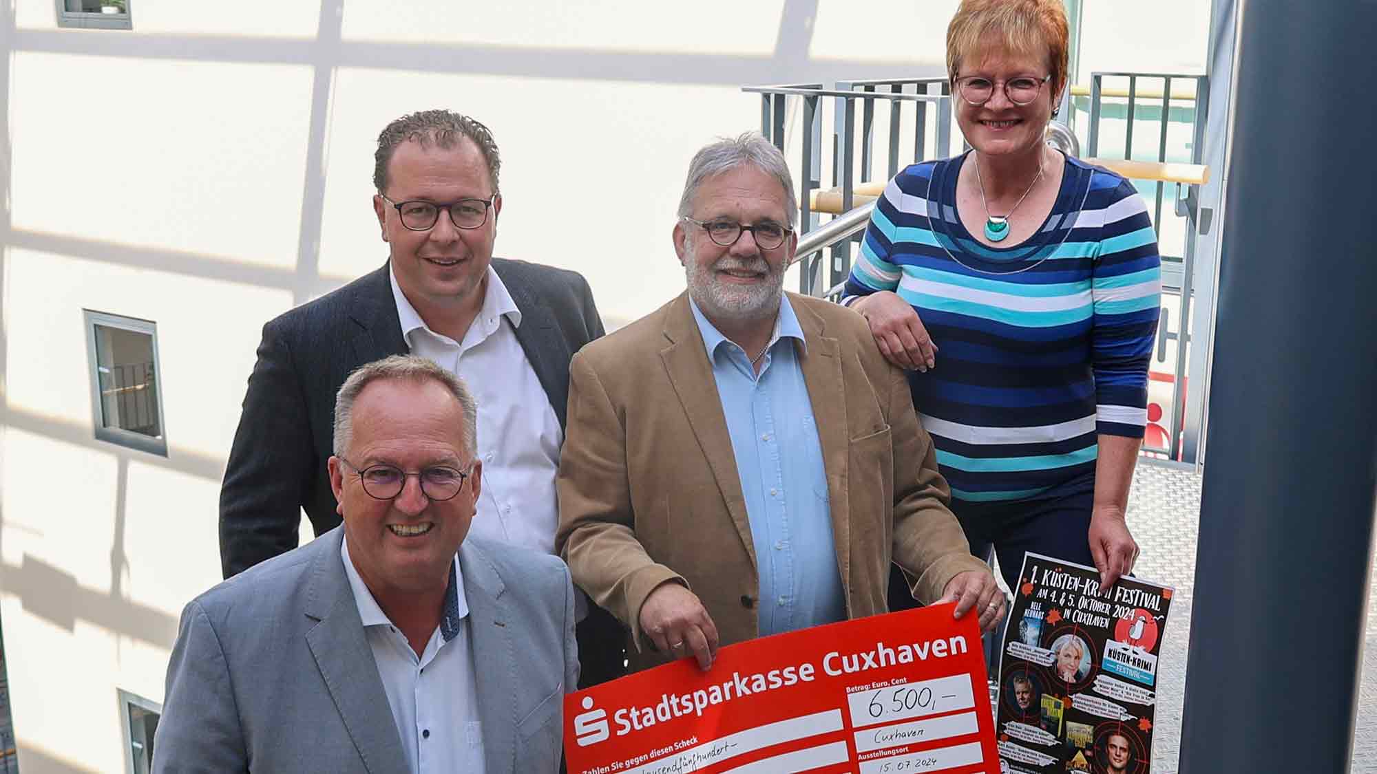 Regionale und starke Partner fördern das 1. Küsten Krimi Festival in Cuxhaven, 4. und 5. Oktober 2024 Regionale und starke Partner fördern das 1. Küsten Krimi Festival in Cuxhaven, 4. und 5. Oktober 2024