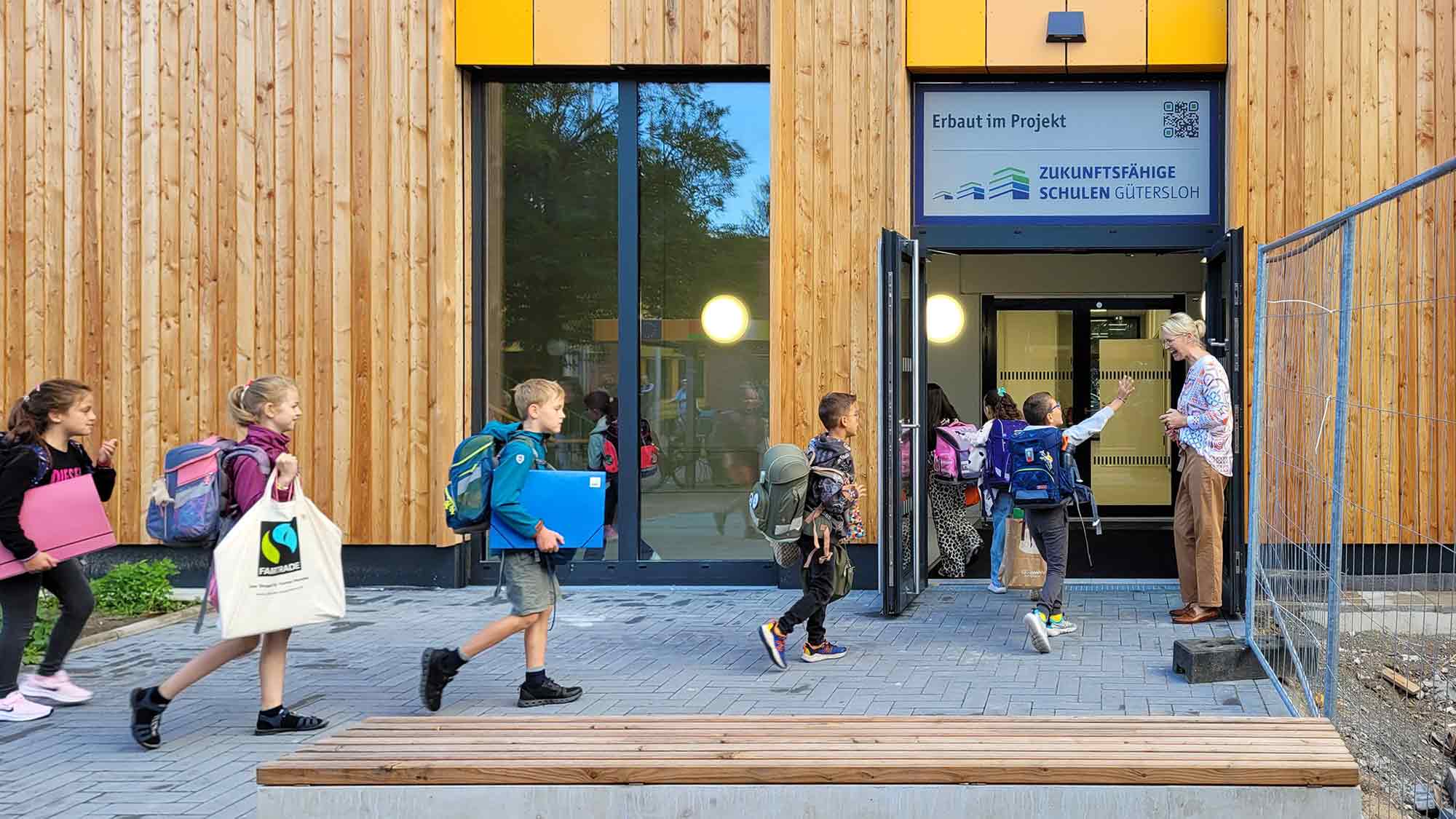 Gütersloh: Neue Gebäude in den Grundschulen Nordhorn, Josefschule und Blücherschule zum Schuljahresbeginn eröffnet Gütersloh: Neue Gebäude in den Grundschulen Nordhorn, Josefschule und Blücherschule zum Schuljahresbeginn eröffnet