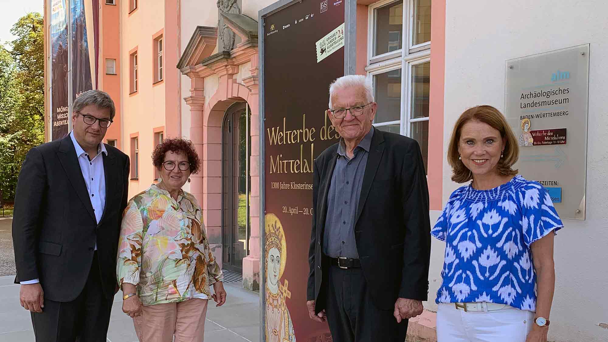 Ministerpräsident Winfried Kretschmann und Ministerin Petra Olschowski besuchen Große Landesausstellung &raquo;Welterbe des Mittelalters&laquo; in Konstanz