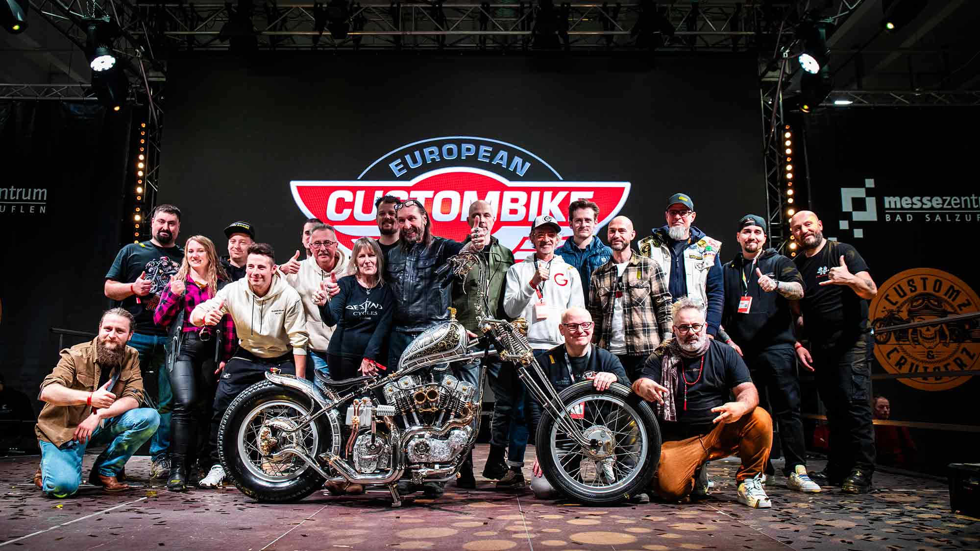Custombike Show 2024: Harley Umbau aus England gewinnt European Custombike Championship