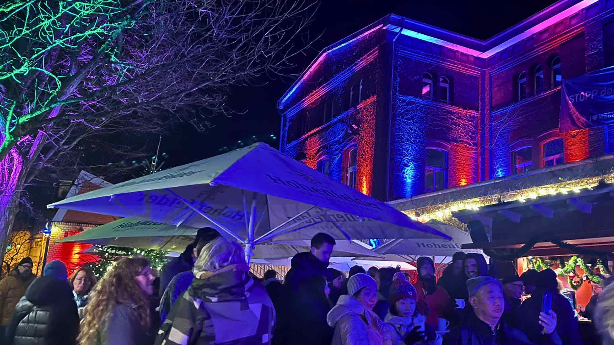 Winterfreuden im Bürgerkiez Gütersloh – mit Glühwein und Musik ins Neue Jahr – das &raquo;Nachglühen&laquo; in der Weberei, 11. Januar 2025